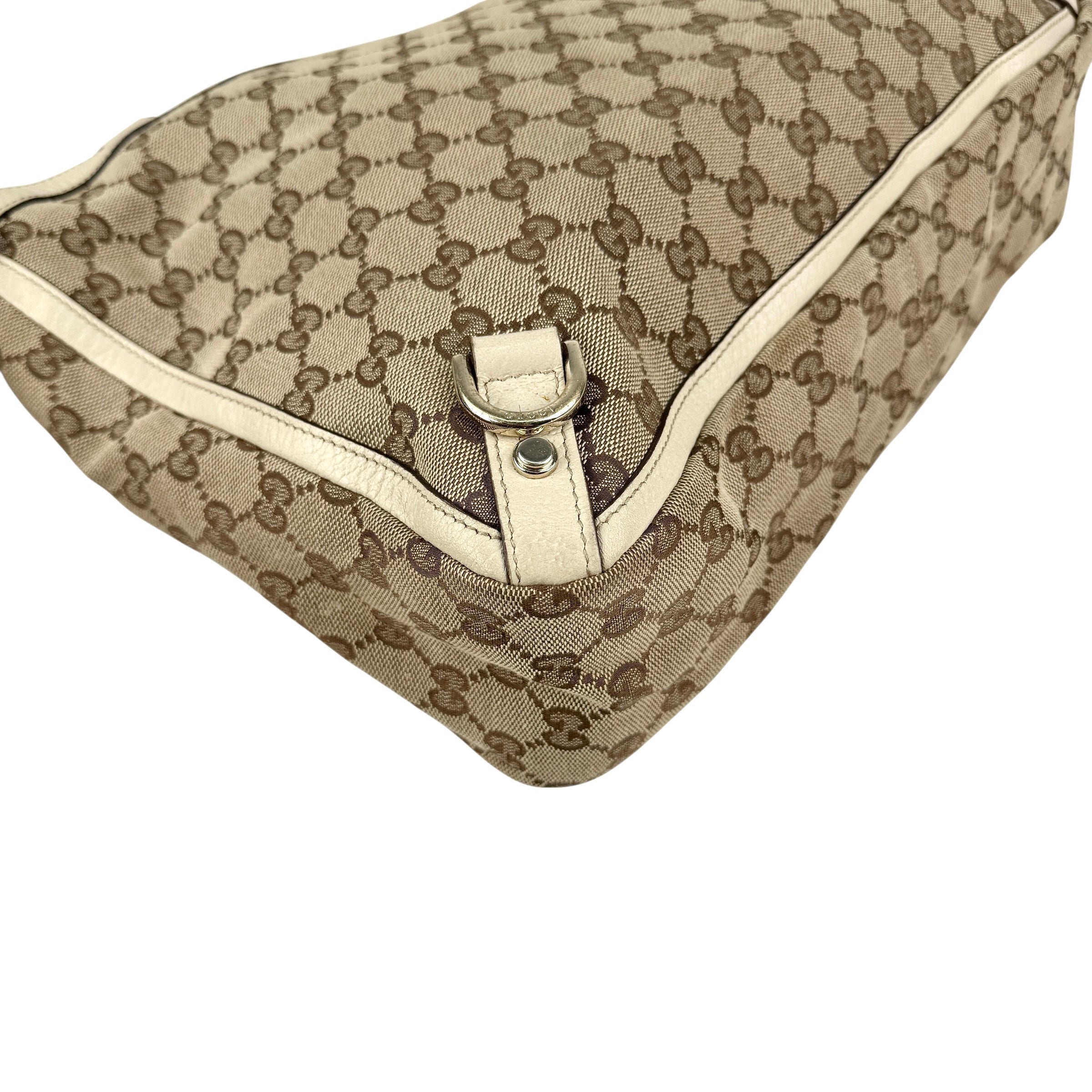 Pre-owned Gucci GG Canvas Abbey D Ring tote bag
