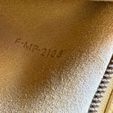Celine Yellow Pebbled Leather Long Strap Big Bag