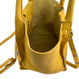 Celine Yellow Pebbled Leather Long Strap Big Bag