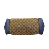 Gucci Beige/Blue GG Canvas Craft Original Tote Bag