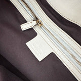 Gucci Beige Leather Positano Tote Bag with Silk Scarf
