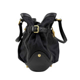 Gucci Black GG Canvas and Leather Jockey Tote