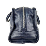 Loewe Amazona Handbag Navy blue Leather