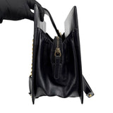 Pre-owned Chanel Black Smooth Calfskin Leather Boy Small Tote Bag