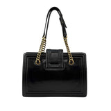 Chanel Black Smooth Calfskin Leather Boy Small Tote Bag