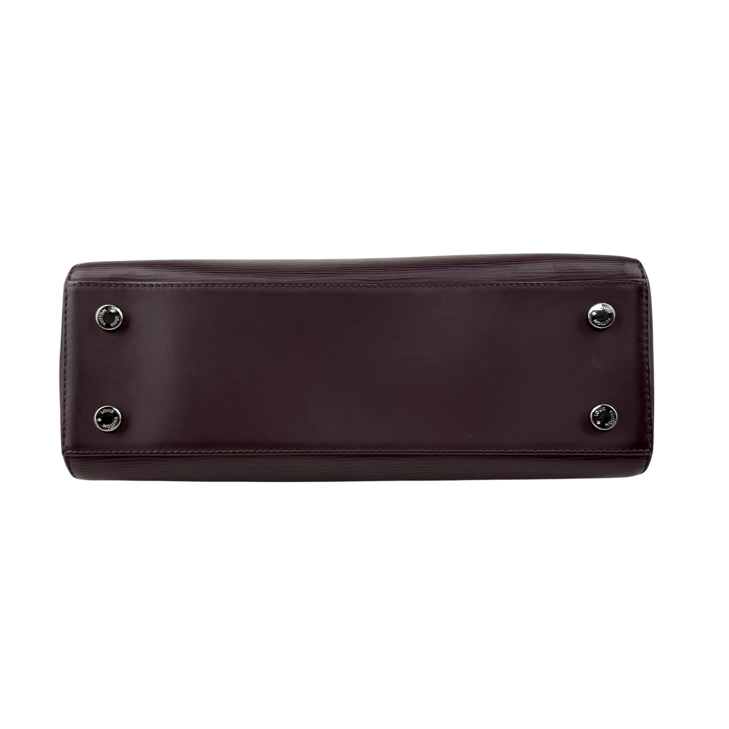 Pre-owned Louis Vuitton Burgundy Epi Leather Brea MM Bag