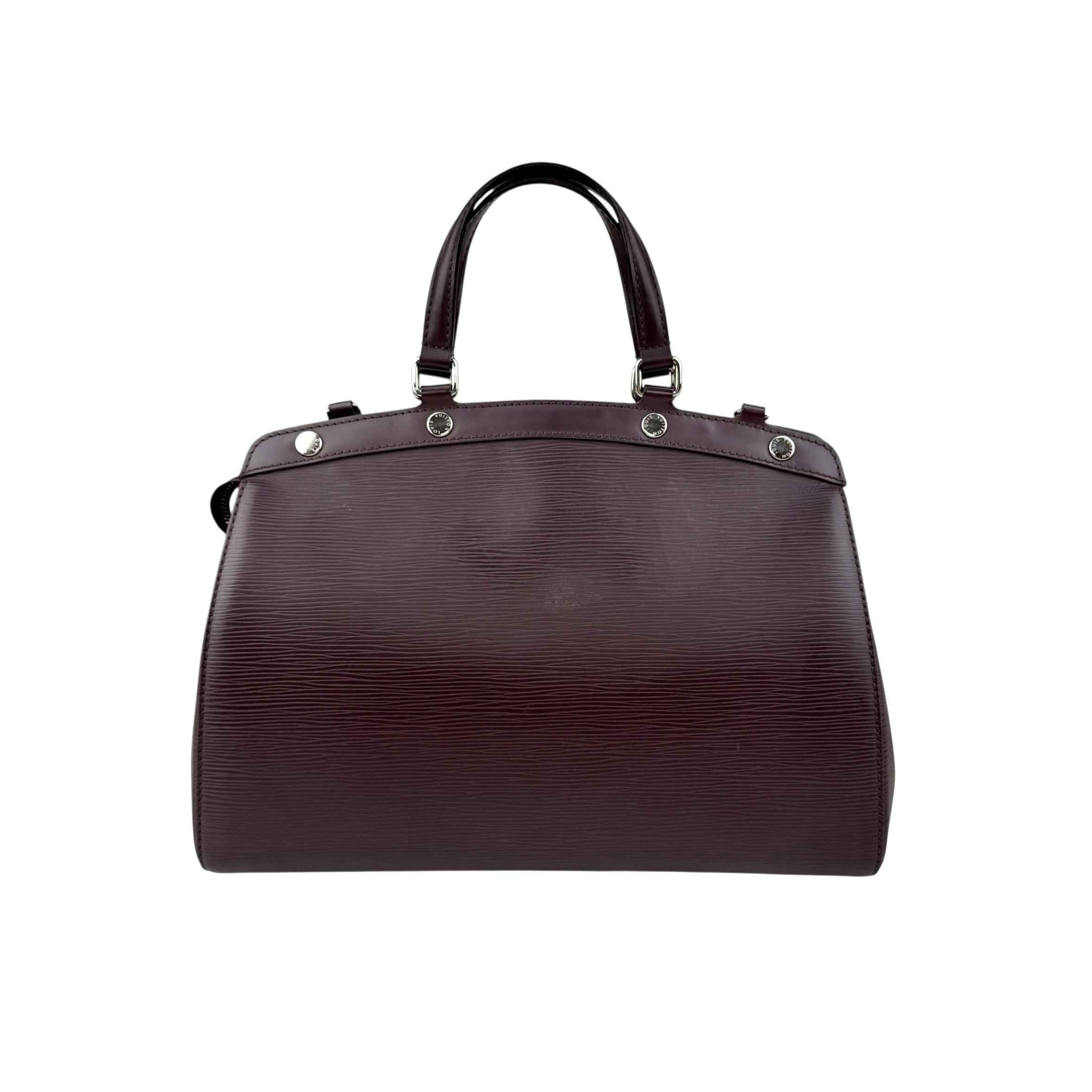 Louis Vuitton Burgundy Epi Leather Brea MM Bag