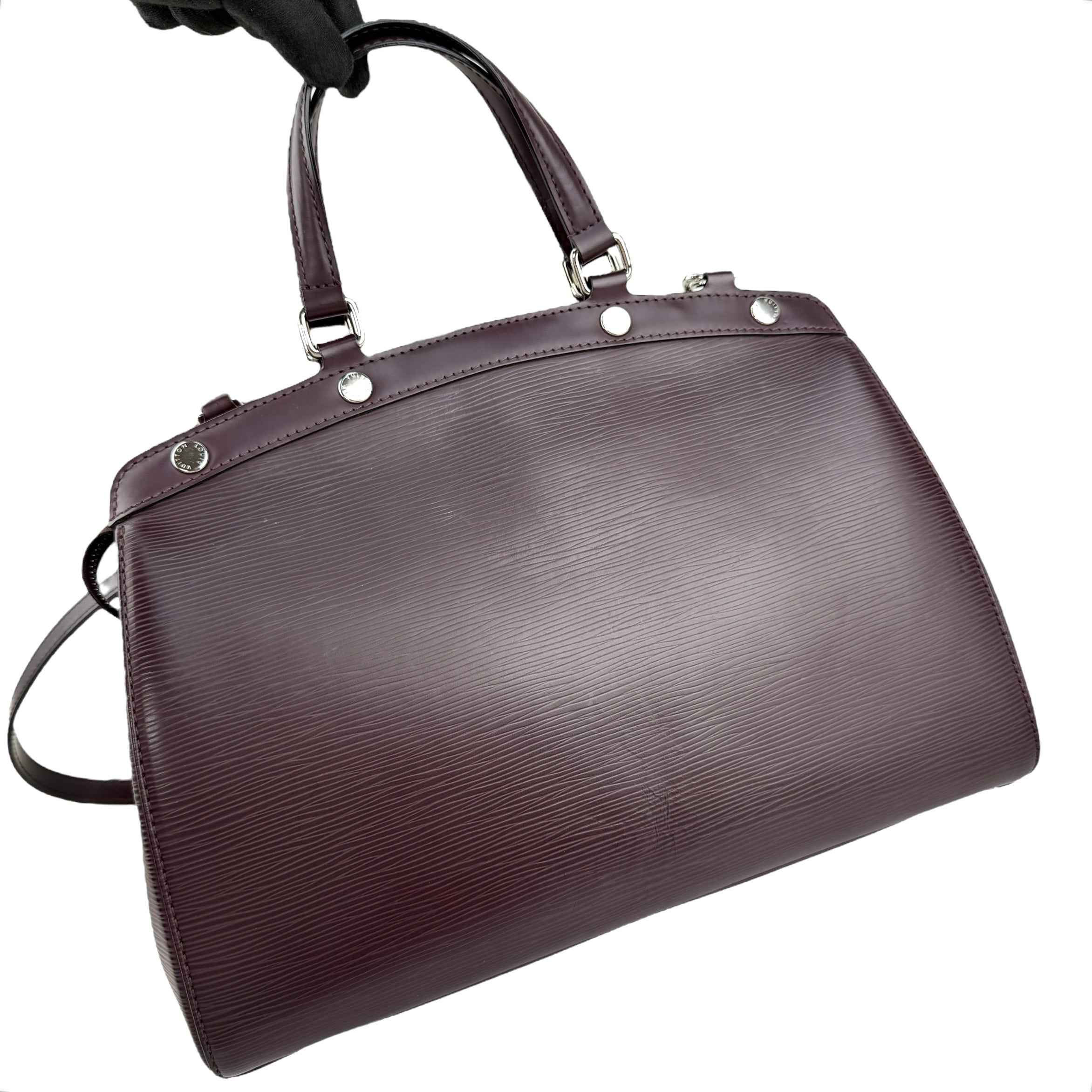 Louis Vuitton Burgundy Epi Leather Brea MM Bag