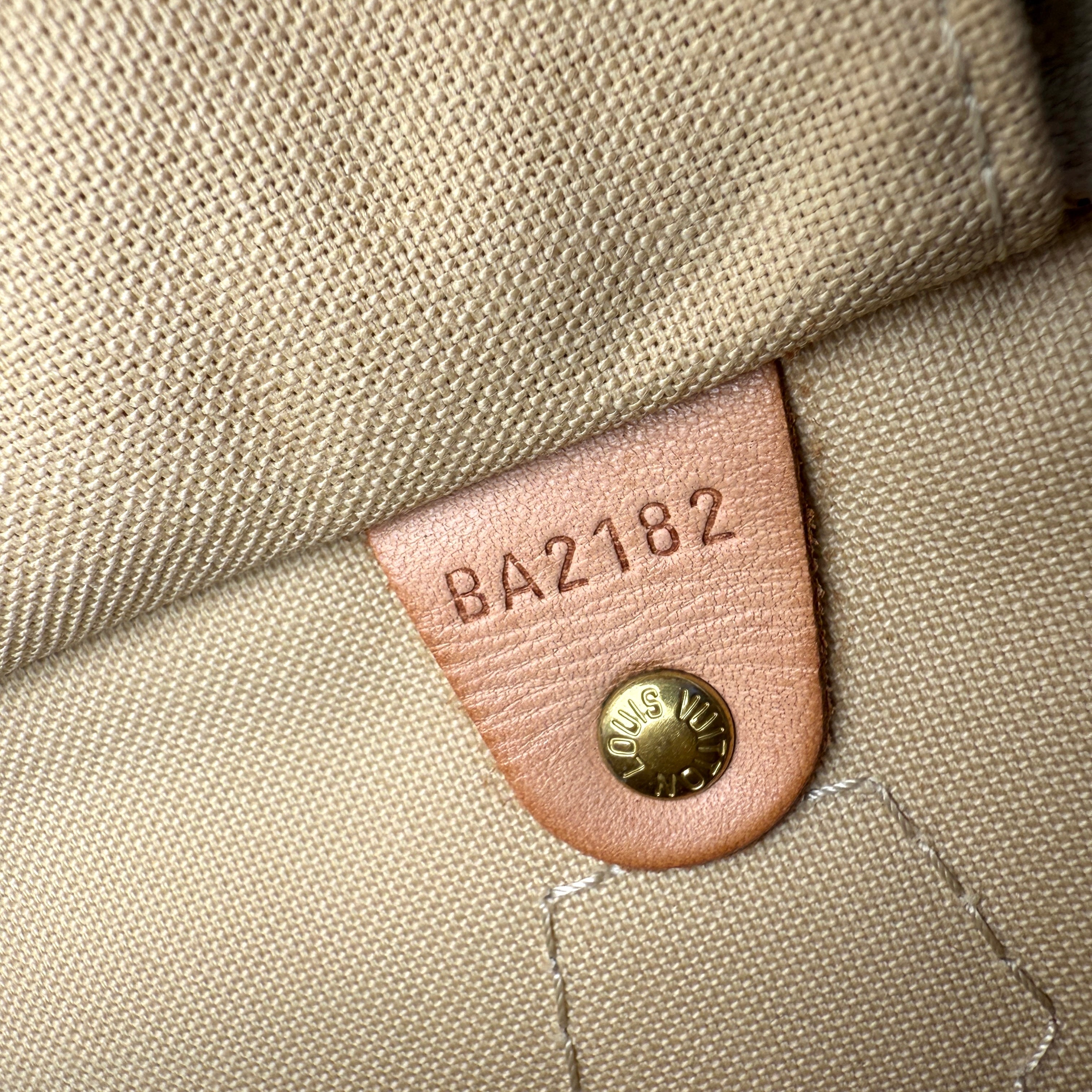 Pre-owned Louis Vuitton Damier Azur Canvas Speedy 30 bag