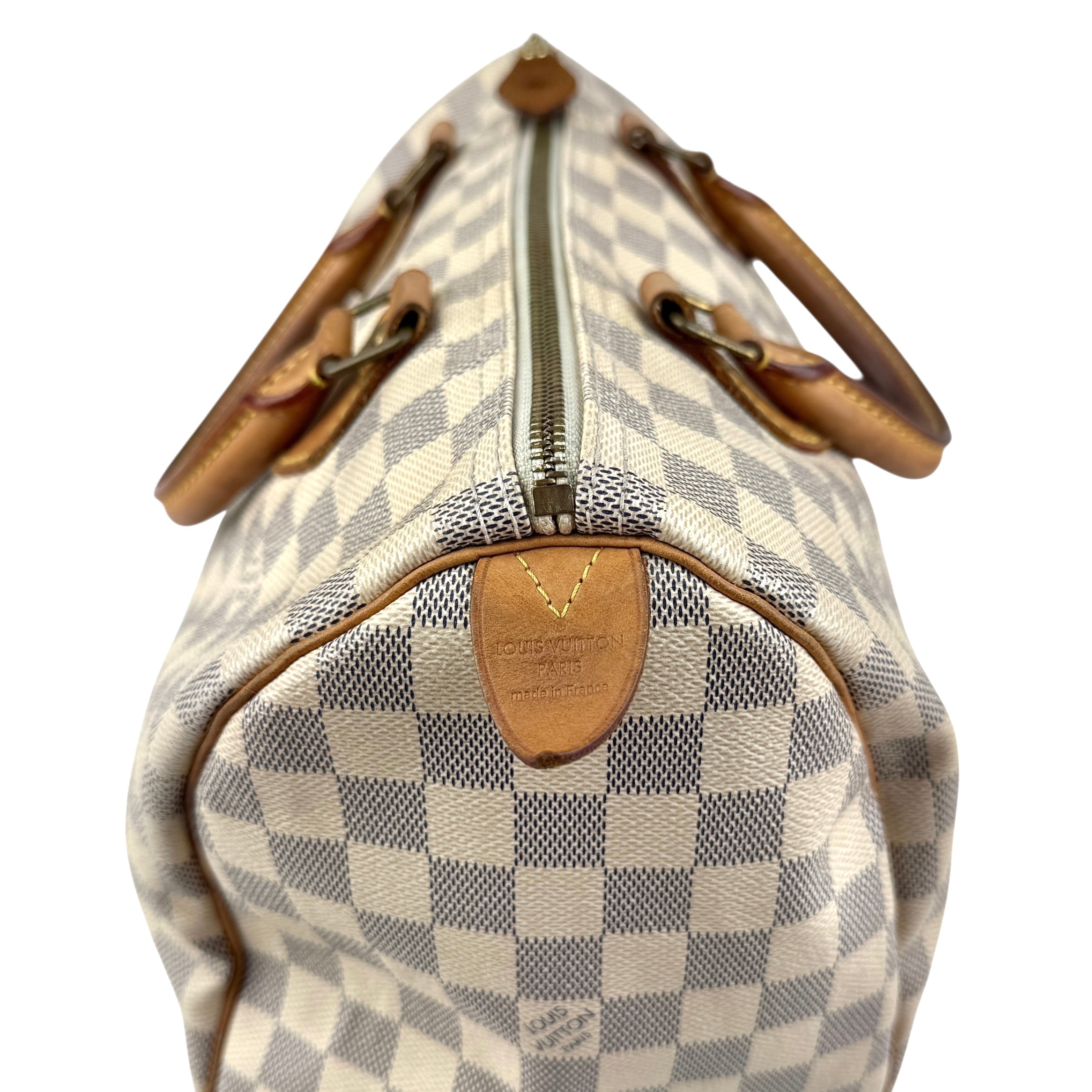 Pre-owned Louis Vuitton Damier Azur Canvas Speedy 30 bag