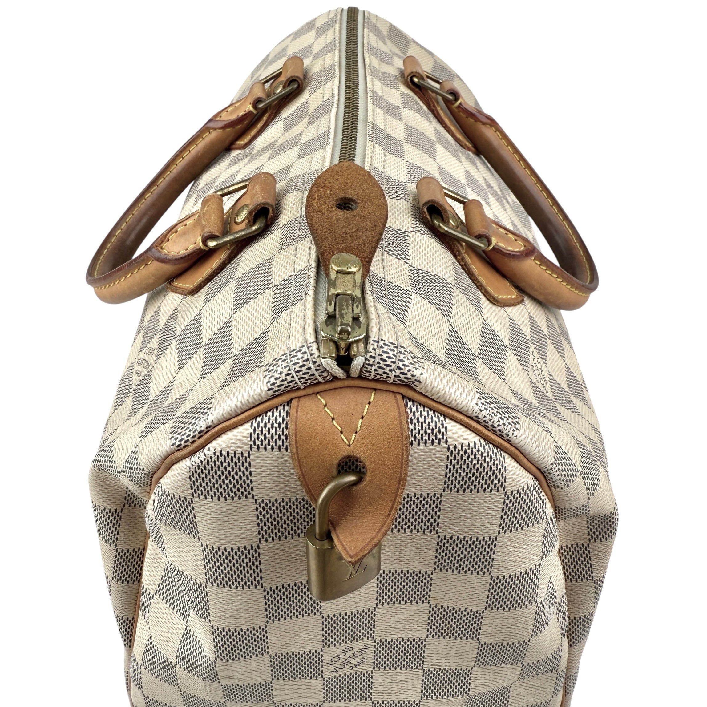 Pre-owned Louis Vuitton Damier Azur Canvas Speedy 30 bag