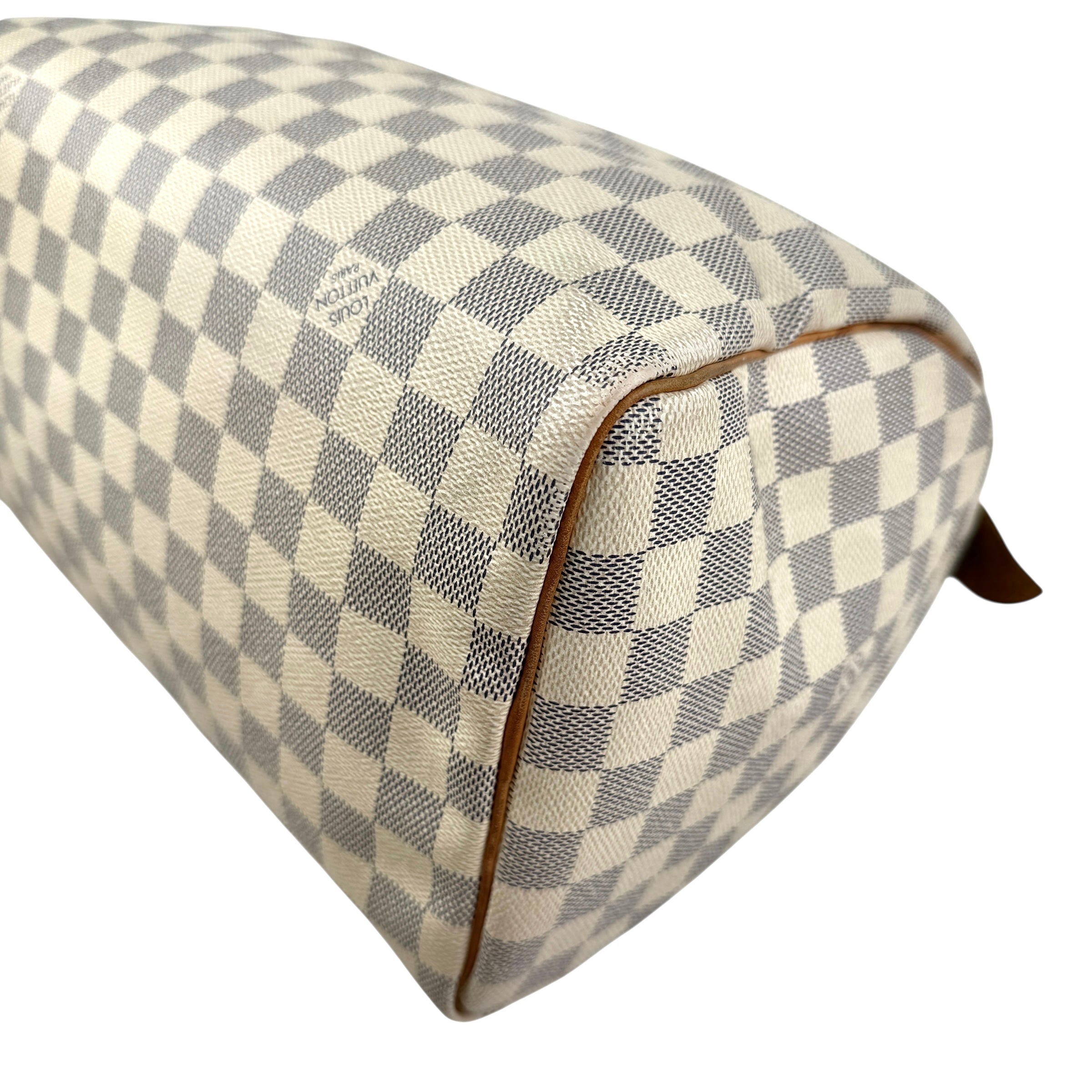 Pre-owned Louis Vuitton Damier Azur Canvas Speedy 30 bag