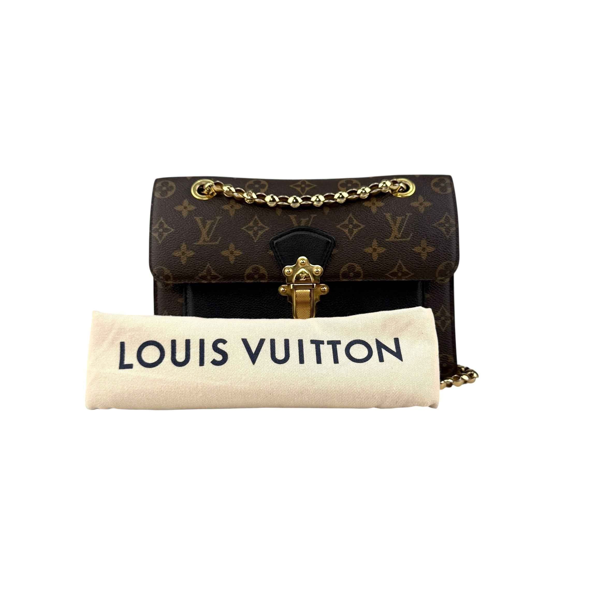 Louis Vuitton Monogram Canvas Black Victoire Bag