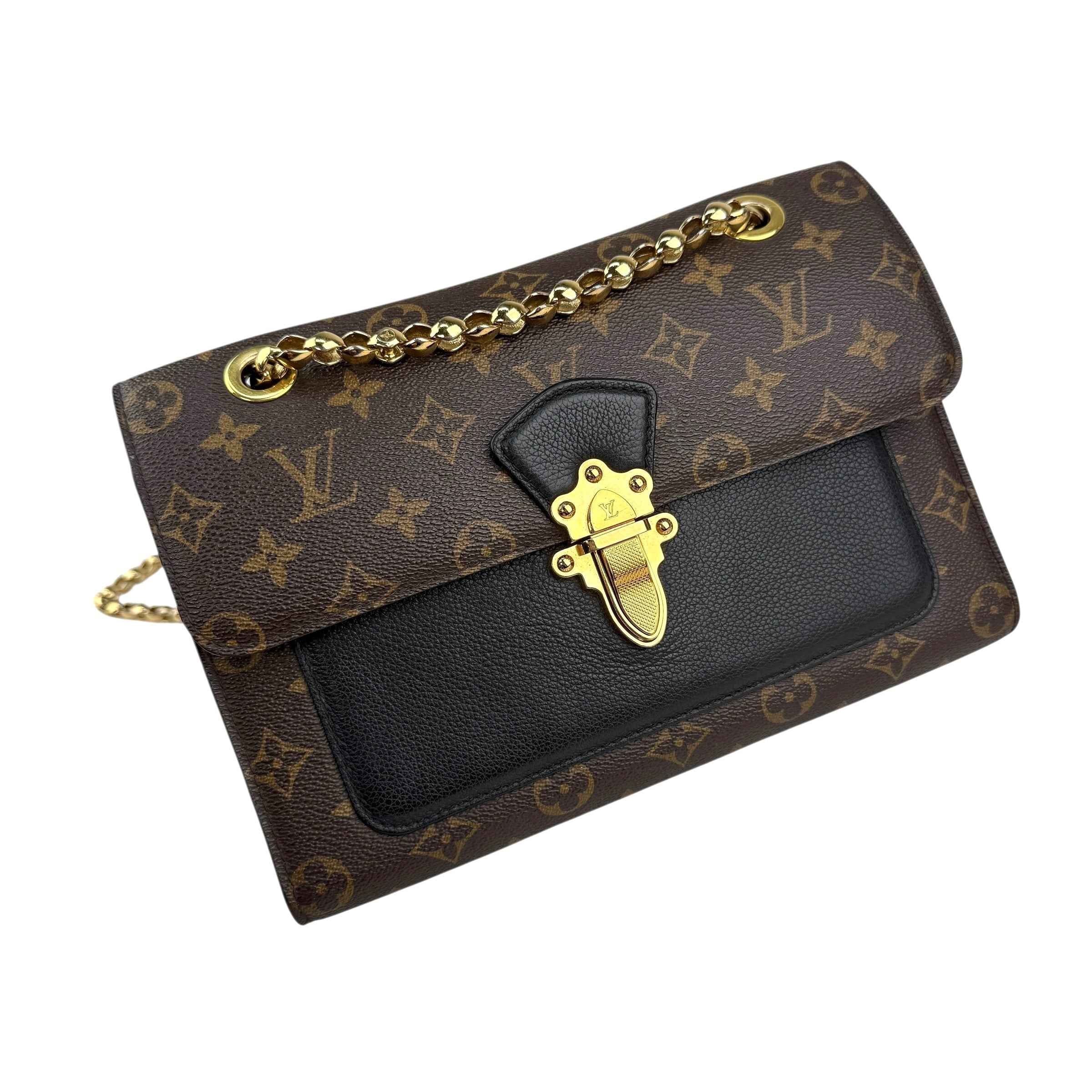 Louis Vuitton Monogram Canvas Black Victoire Bag