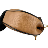 Pre-owned Chloe Peach/Maroon Leather Drew Crossbody Bag