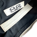Pre-owned Balenciaga Graffiti Le Cagole XS White Leather Shoulder Bag shoulder bag