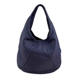Bottega Veneta Bering Cervo Leather Large Baseball Hobo Bag