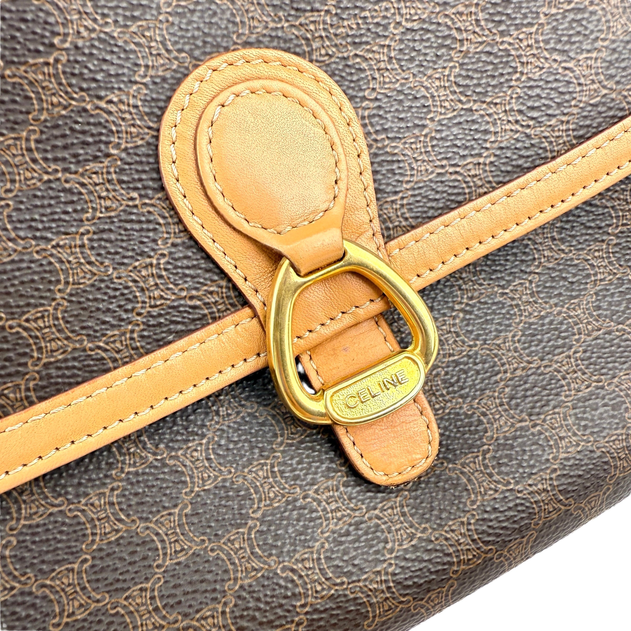 Pre-owned Celine Macadam Vintage Shoulder Bag