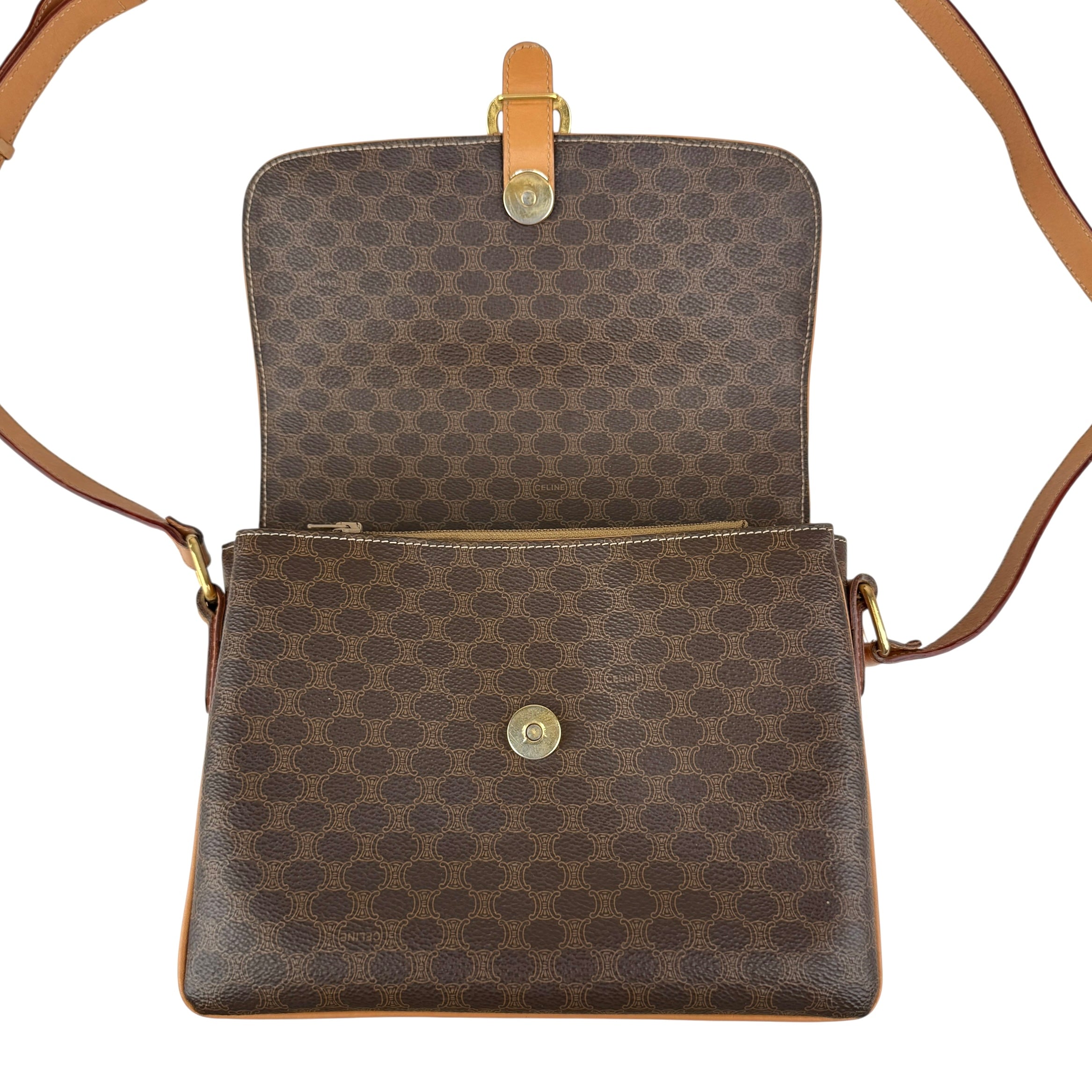 Pre-owned Celine Macadam Vintage Shoulder Bag