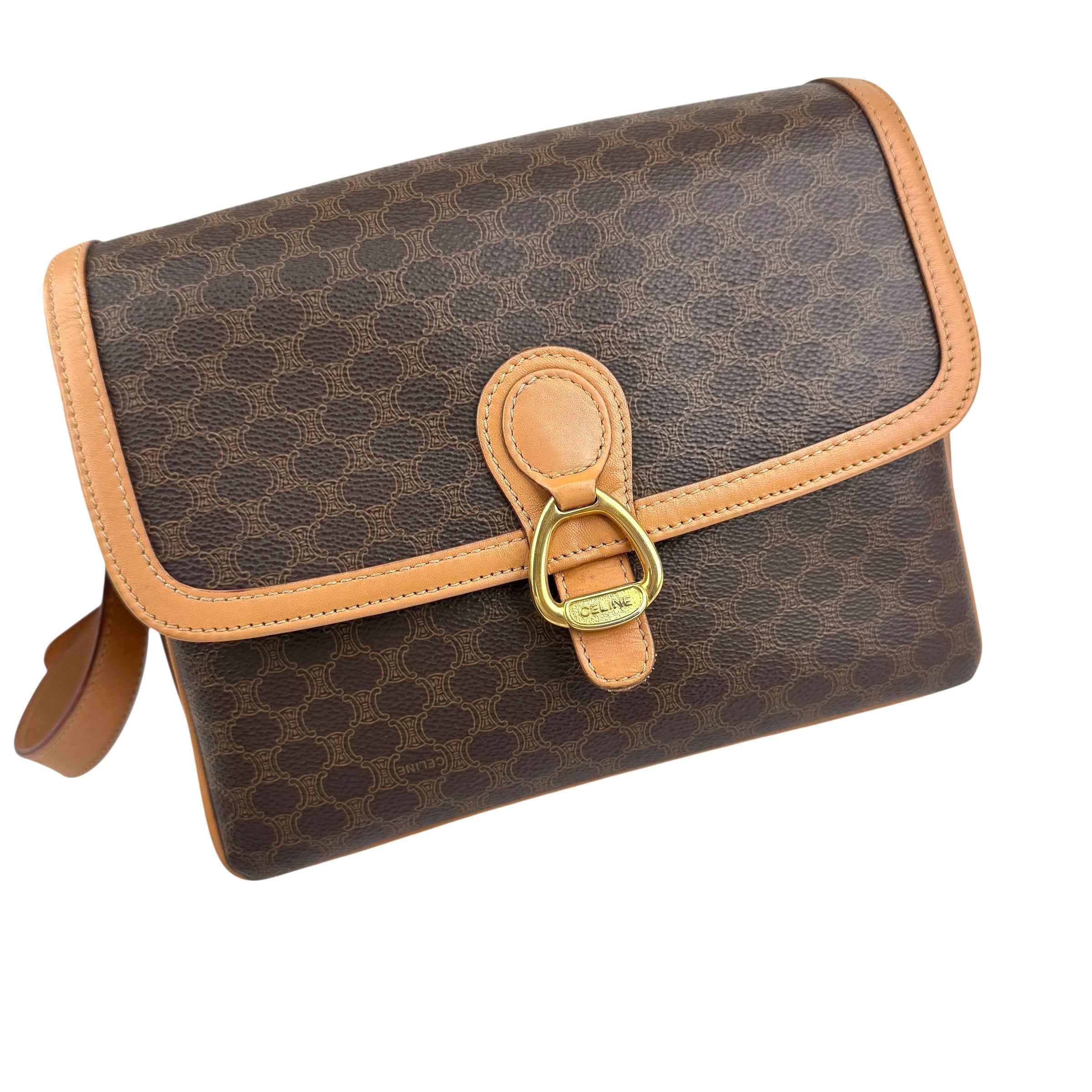 Celine Macadam Vintage Shoulder Bag