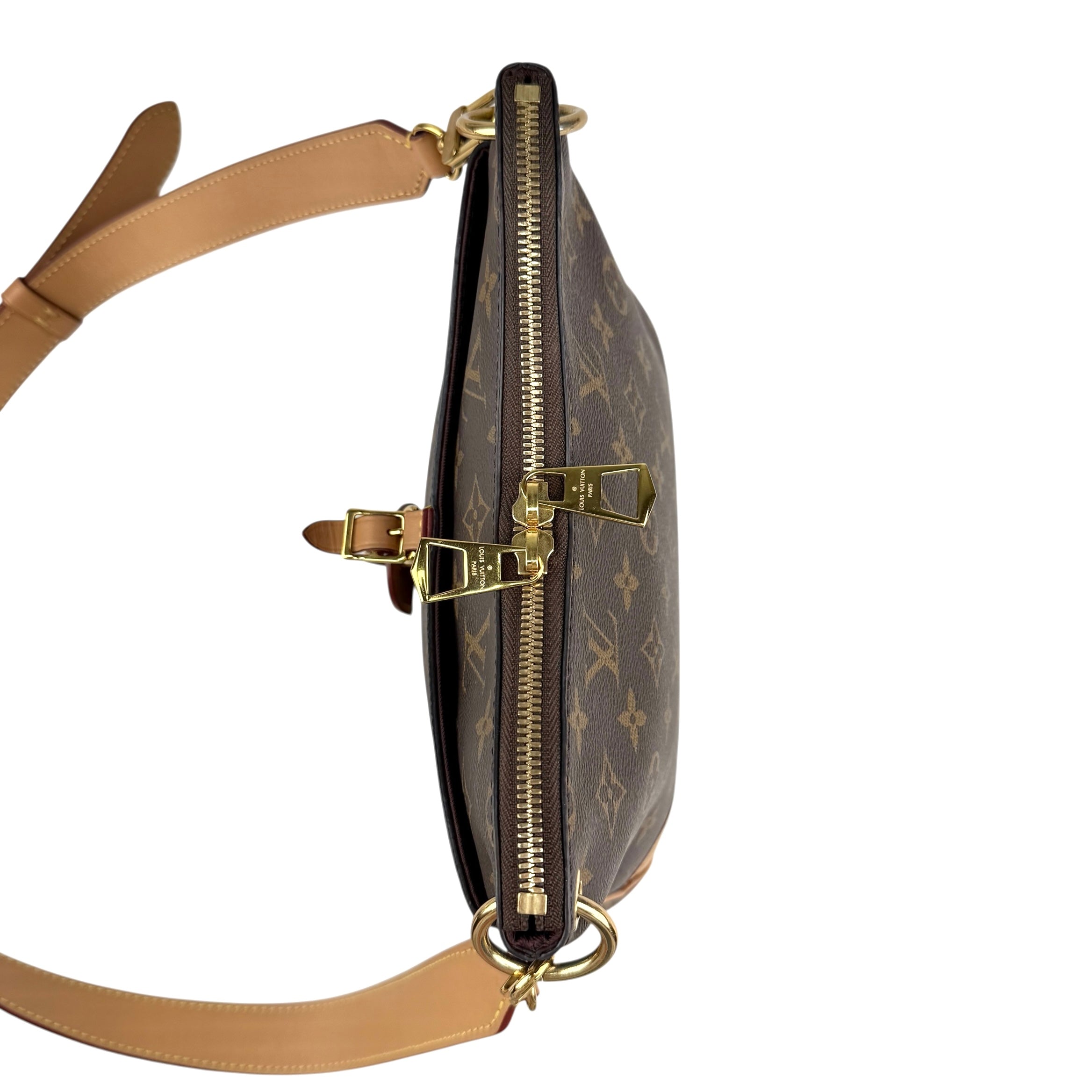 Pre-owned Louis Vuitton Natural Monogram Canvas Odeon PM