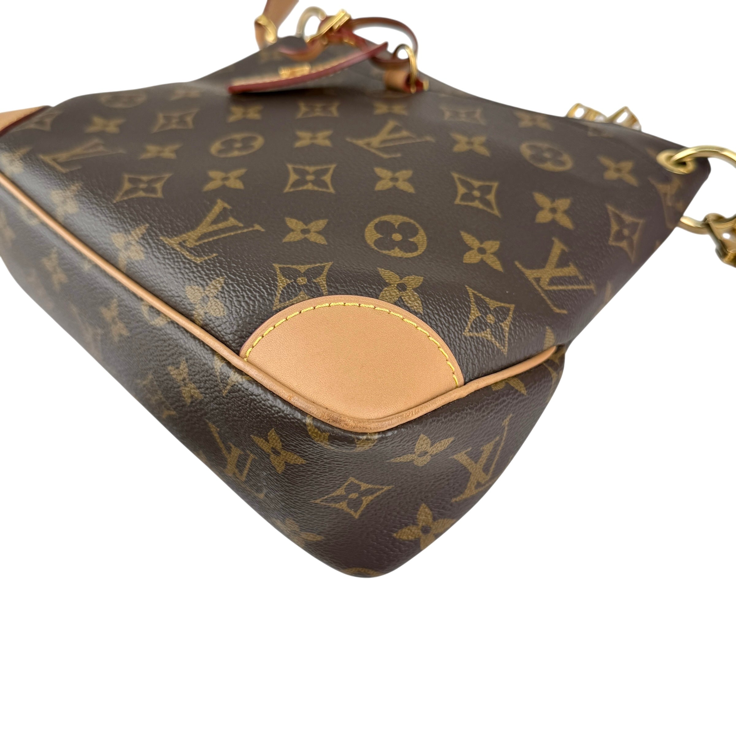 Pre-owned Louis Vuitton Natural Monogram Canvas Odeon PM