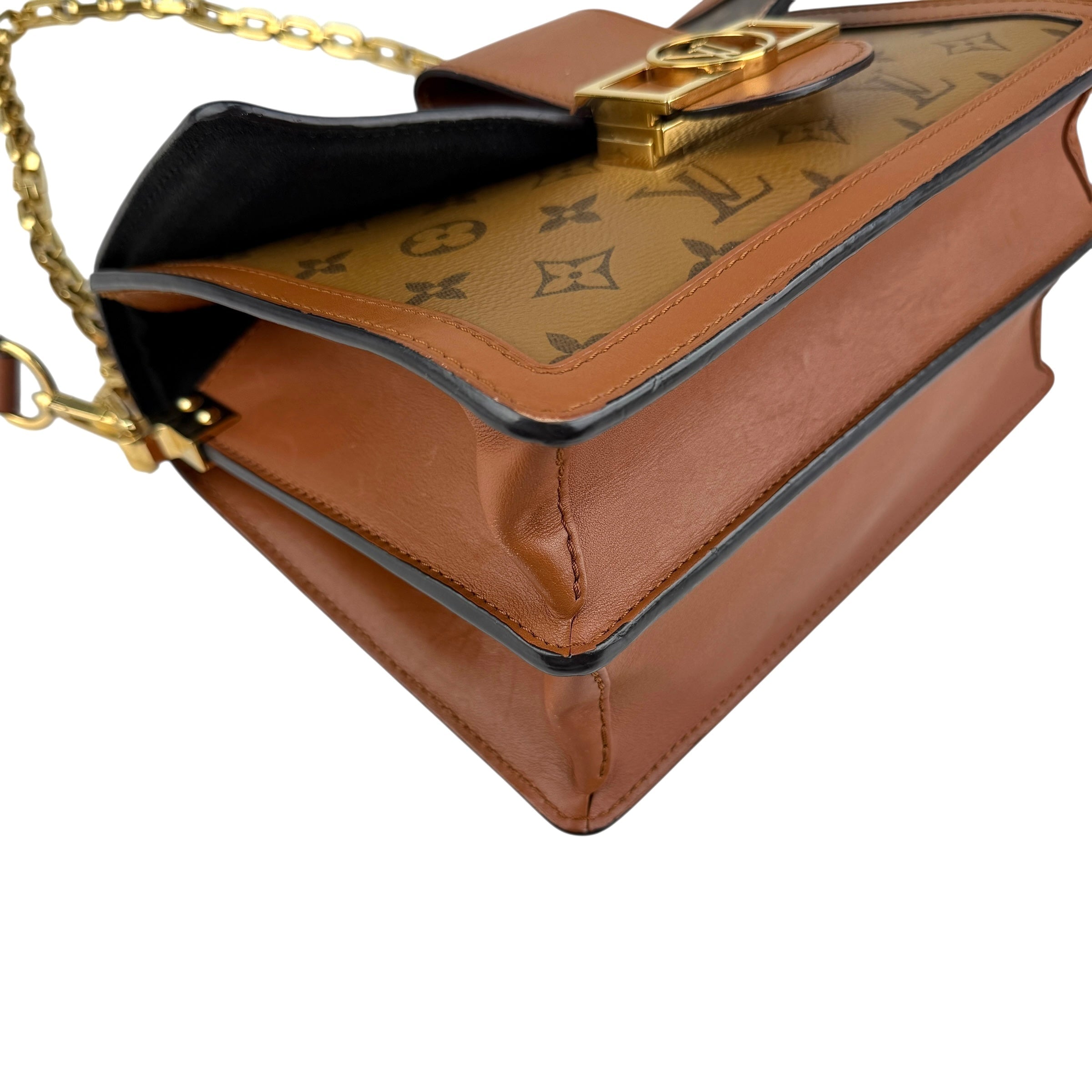 Pre-owned Louis Vuitton Monogram Reverse Canvas Dauphine Bag