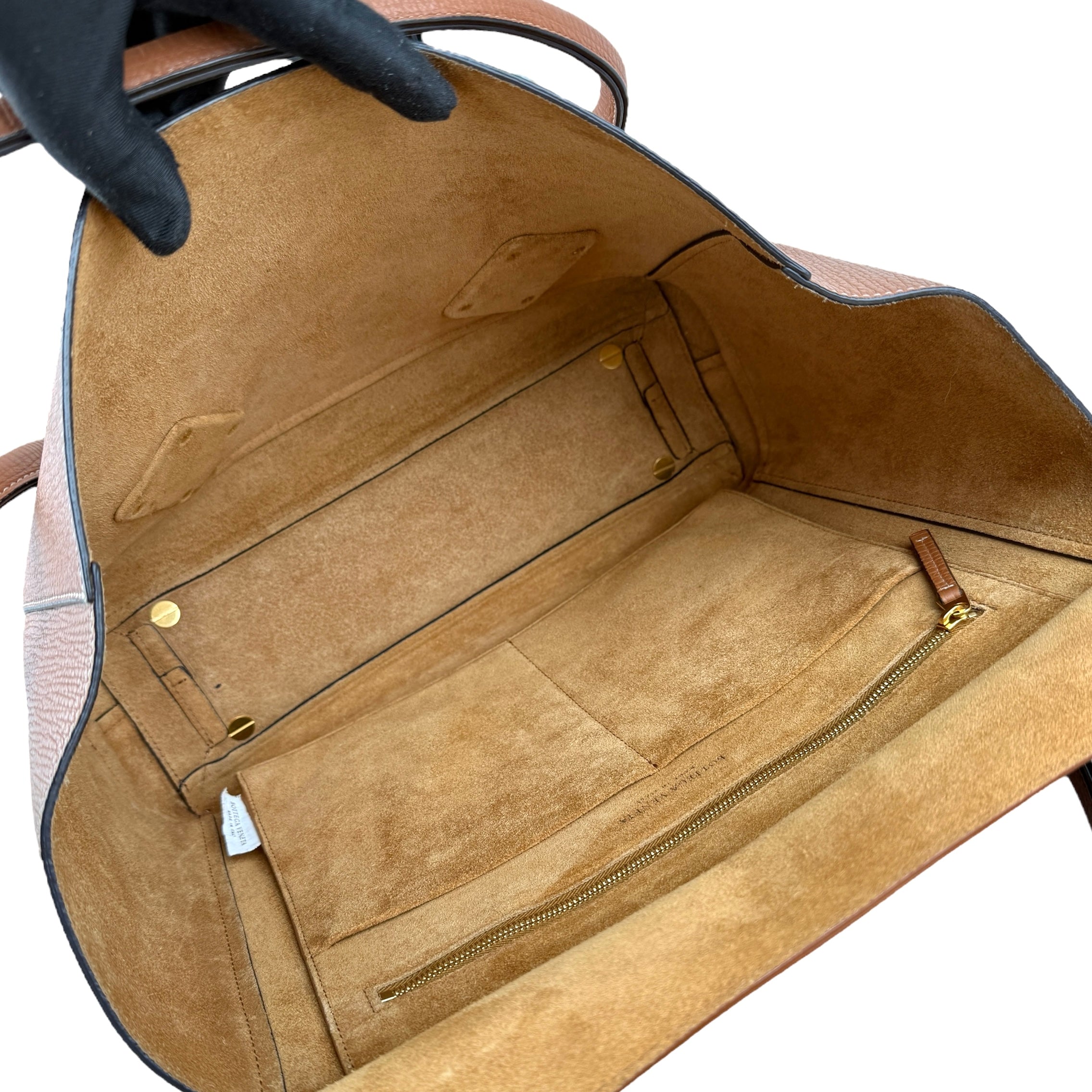 Pre-owned Bottega Veneta Medium Grained Calfskin The Arco tote bag