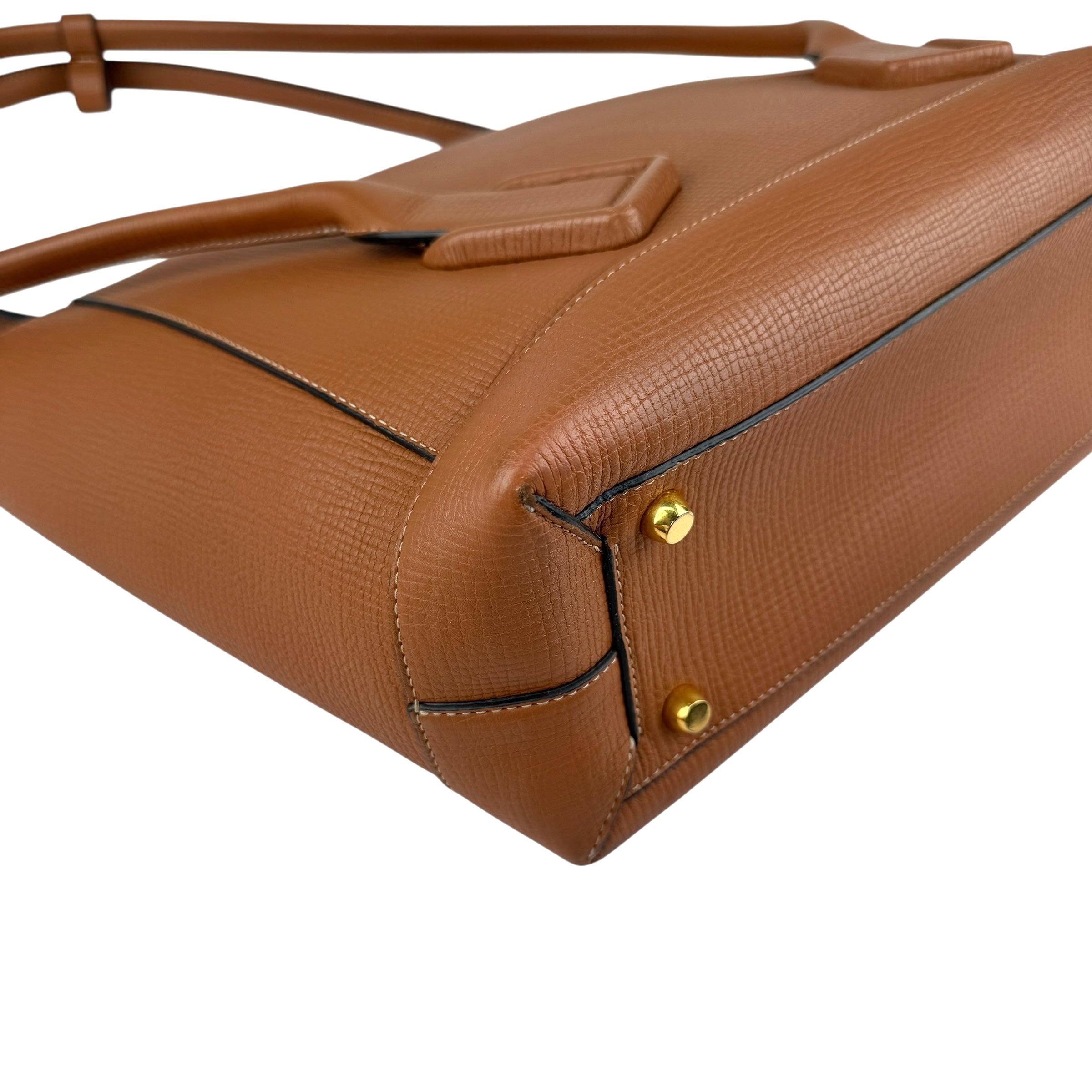 Pre-owned Bottega Veneta Medium Grained Calfskin The Arco tote bag