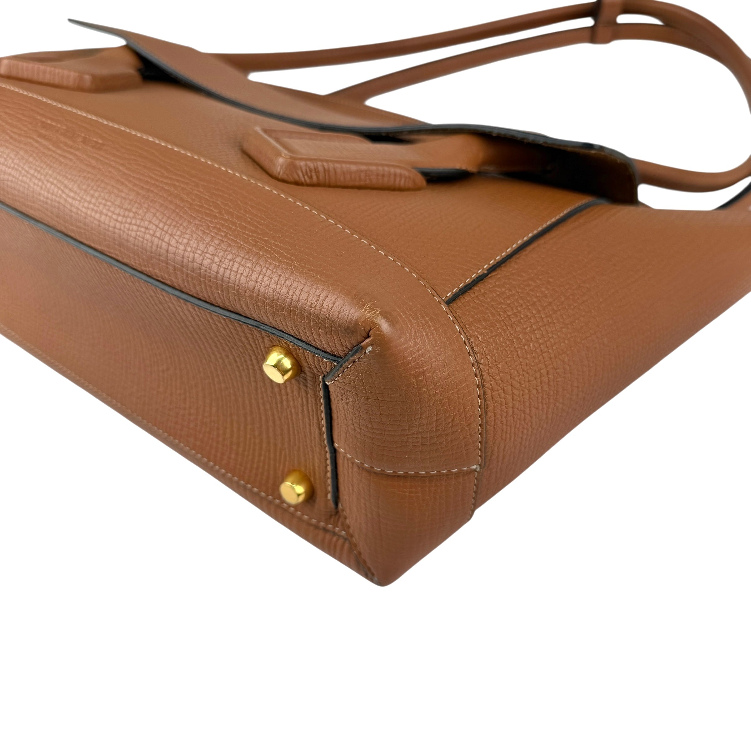 Pre-owned Bottega Veneta Medium Grained Calfskin The Arco tote bag