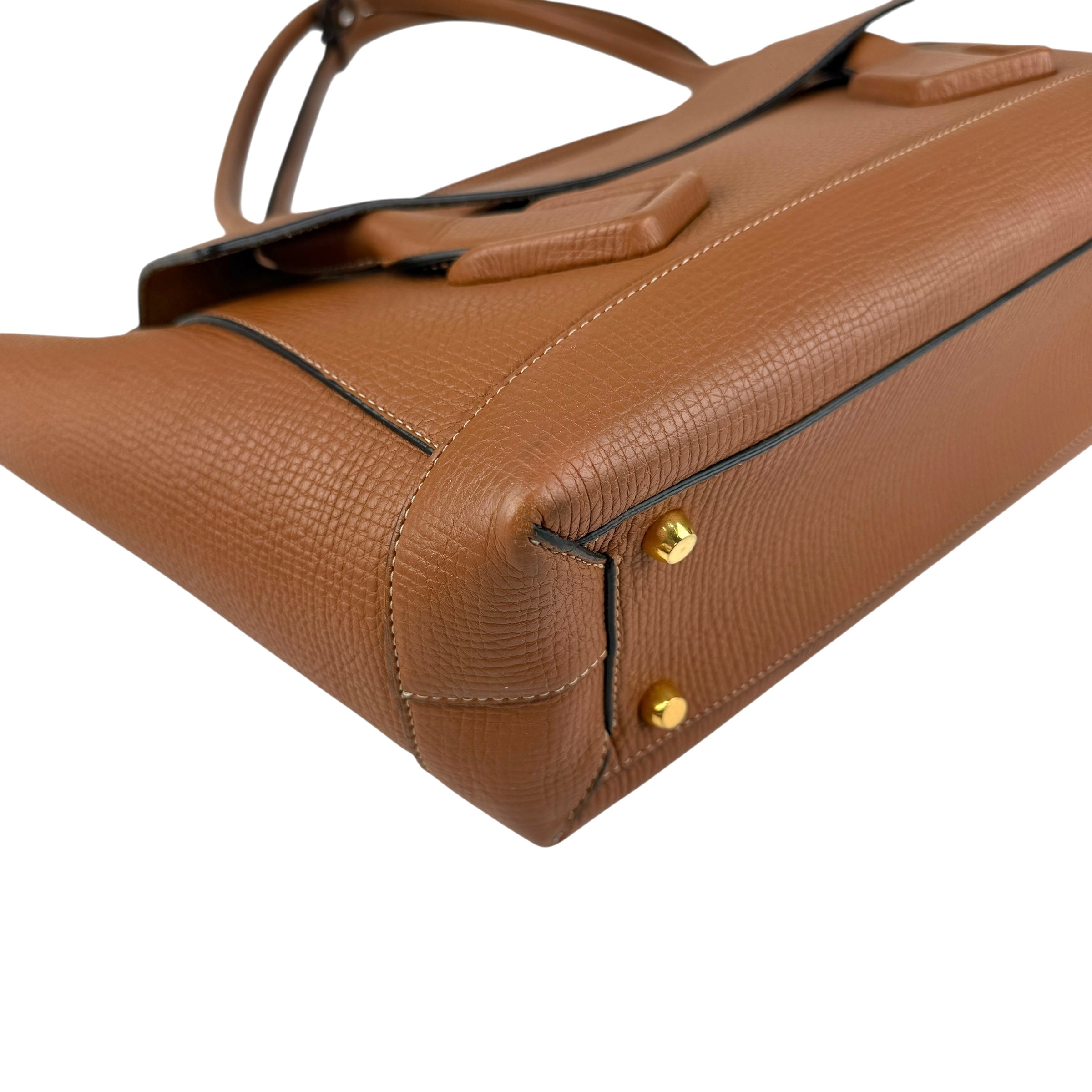 Pre-owned Bottega Veneta Medium Grained Calfskin The Arco tote bag