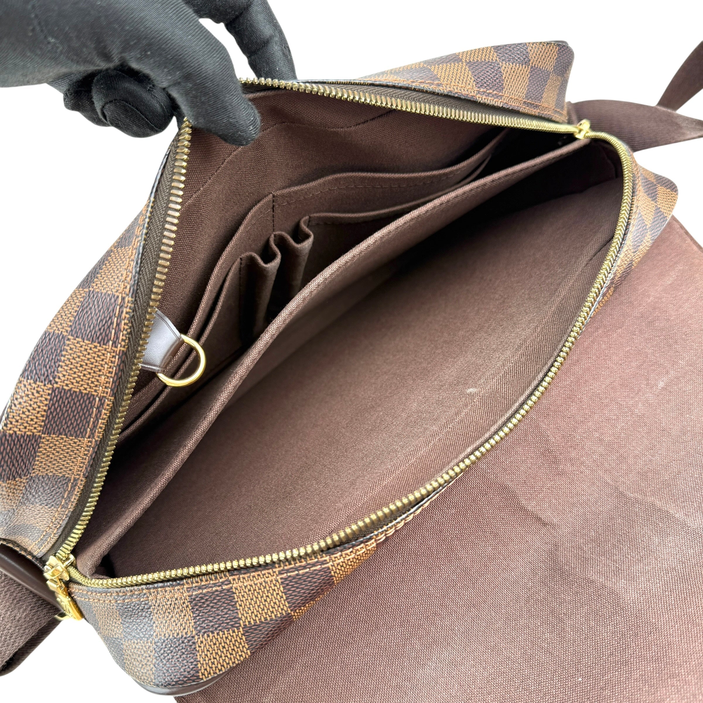 Pre-owned Louis Vuitton Damier Canvas Shelton Messenger Bag