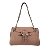 Gucci Camelia Guccissima Leather Emily Chain Shoulder Bag
