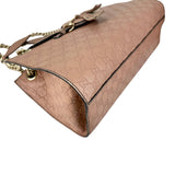 Pre-owned Gucci Camelia Guccissima Leather Emily Chain Shoulder Bag