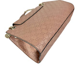 Pre-owned Gucci Camelia Guccissima Leather Emily Chain Shoulder Bag
