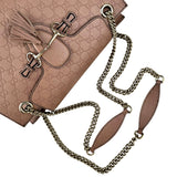 Pre-owned Gucci Camelia Guccissima Leather Emily Chain Shoulder Bag