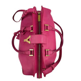 Pre-owned Saint Laurent Fuchsia Calfskin Leather Classic Medium Y Cabas Bag