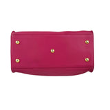 Pre-owned Saint Laurent Fuchsia Calfskin Leather Classic Medium Y Cabas Bag