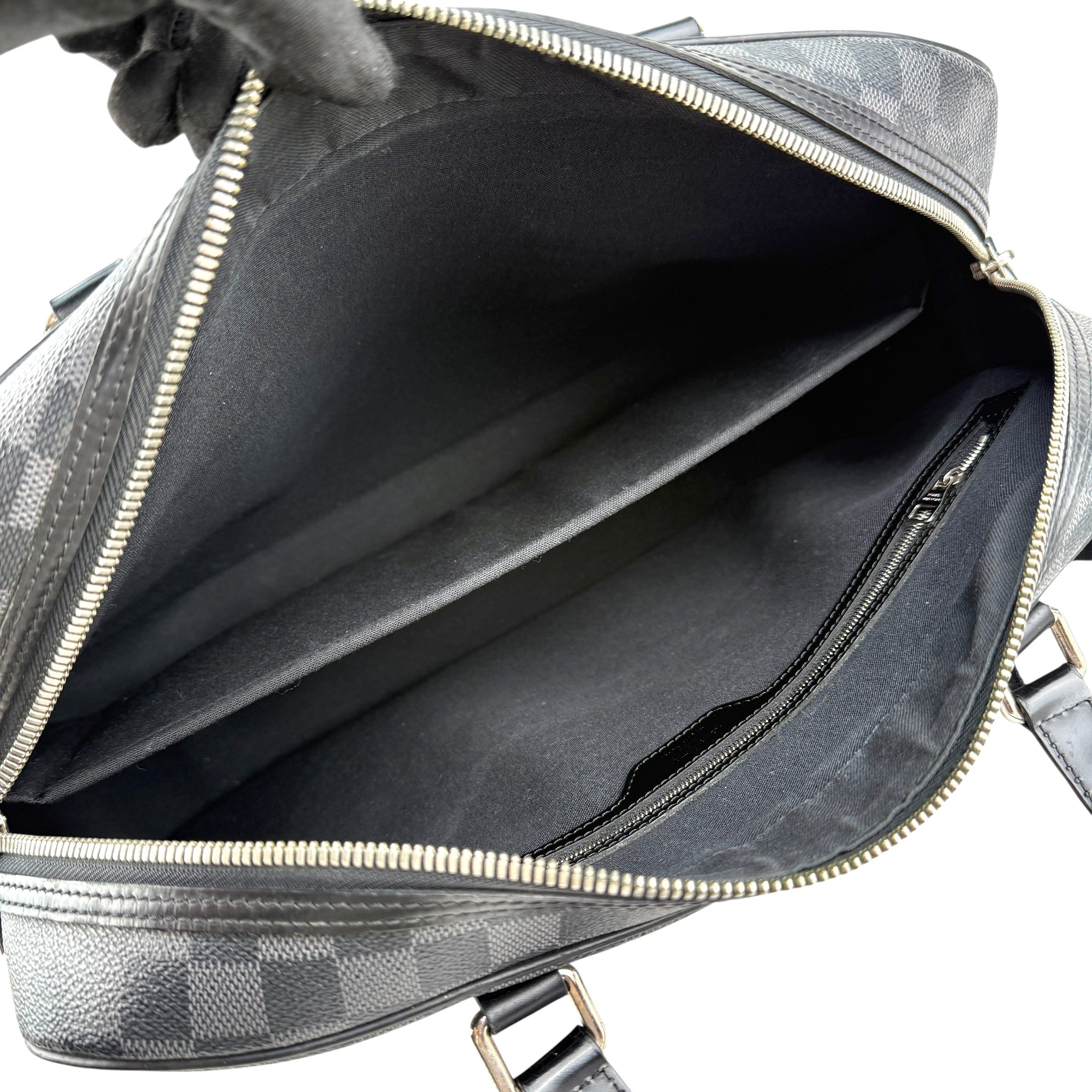 Pre-owned Louis Vuitton Damier Graphite Canvas Jorn Briefcase Bag