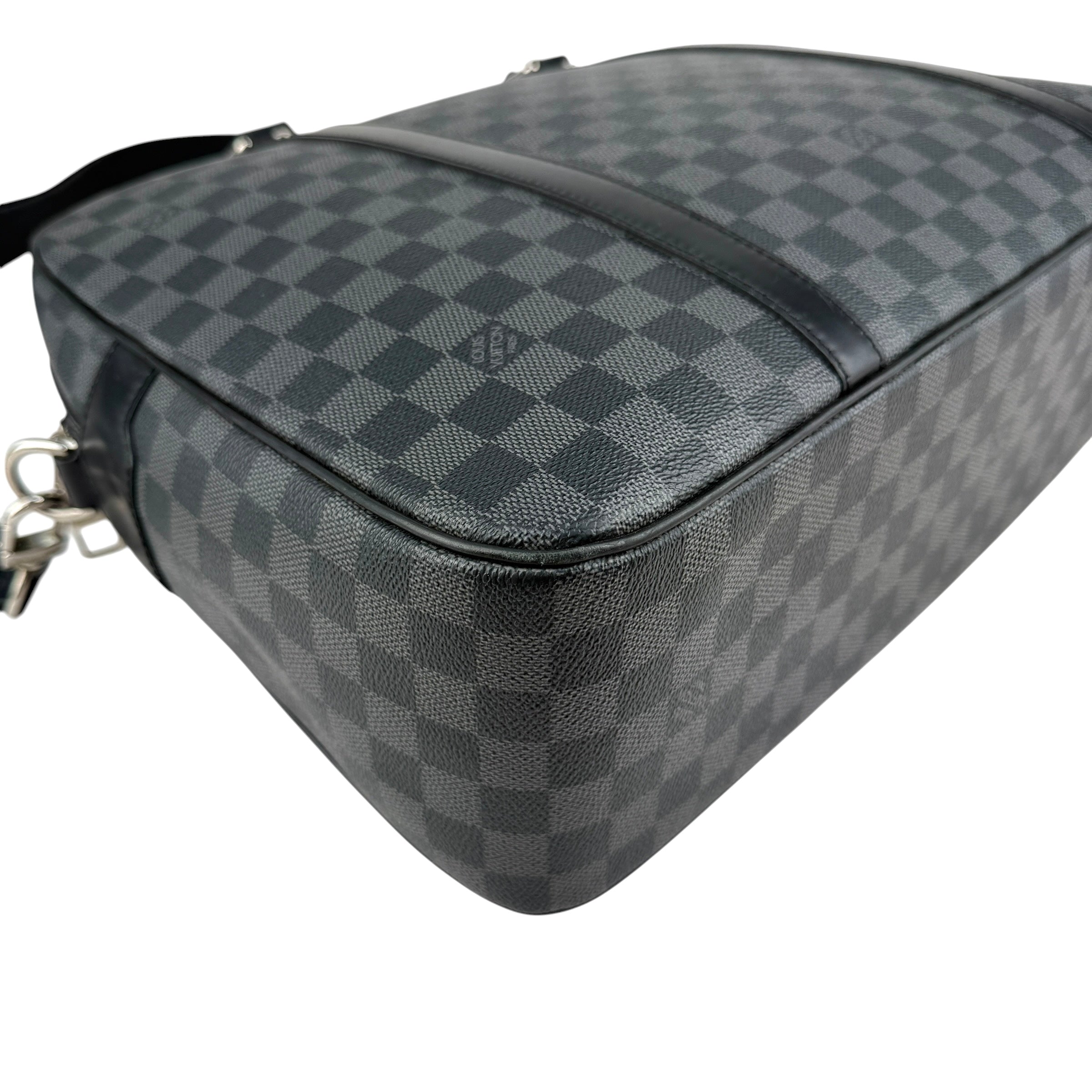 Pre-owned Louis Vuitton Damier Graphite Canvas Jorn Briefcase Bag