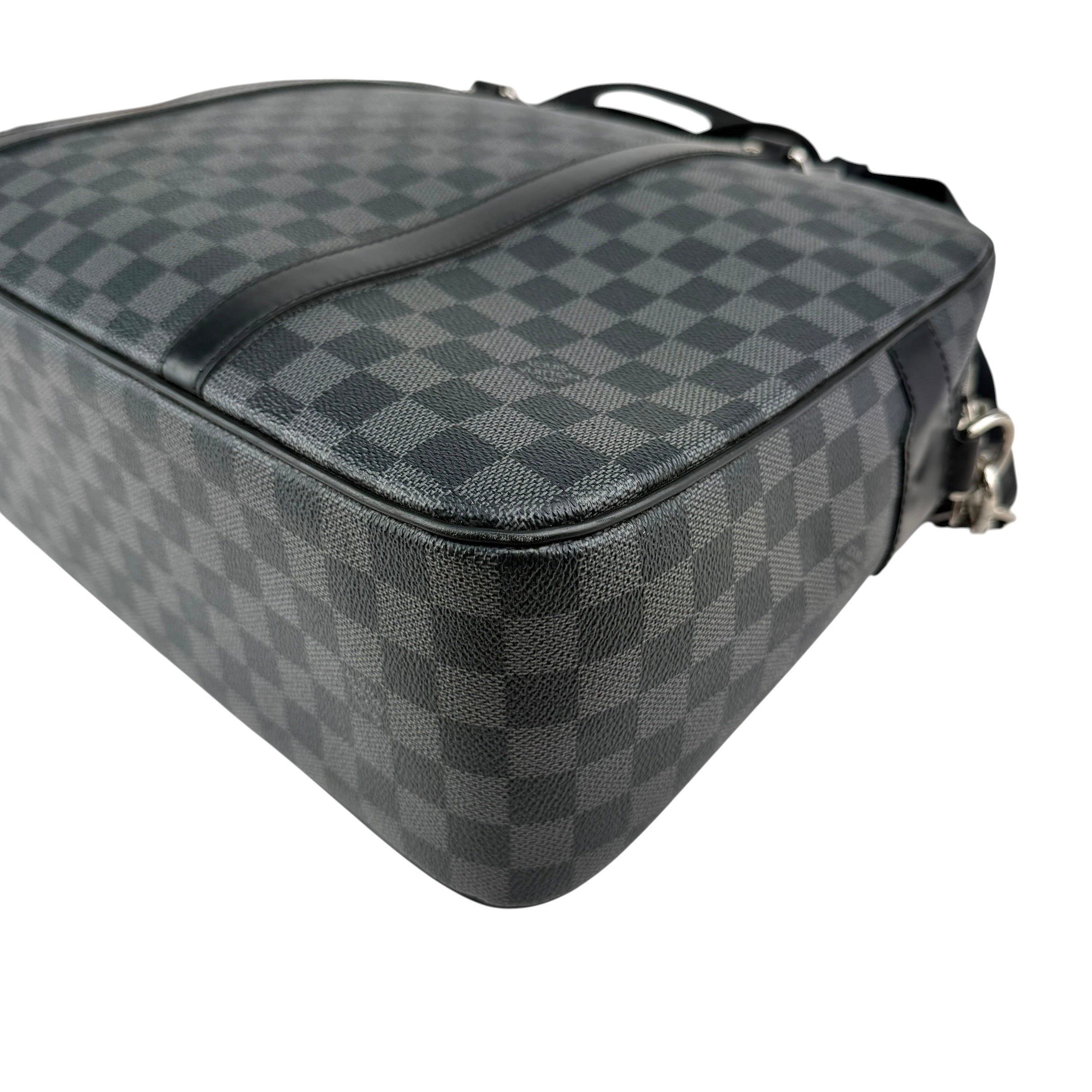 Pre-owned Louis Vuitton Damier Graphite Canvas Jorn Briefcase Bag