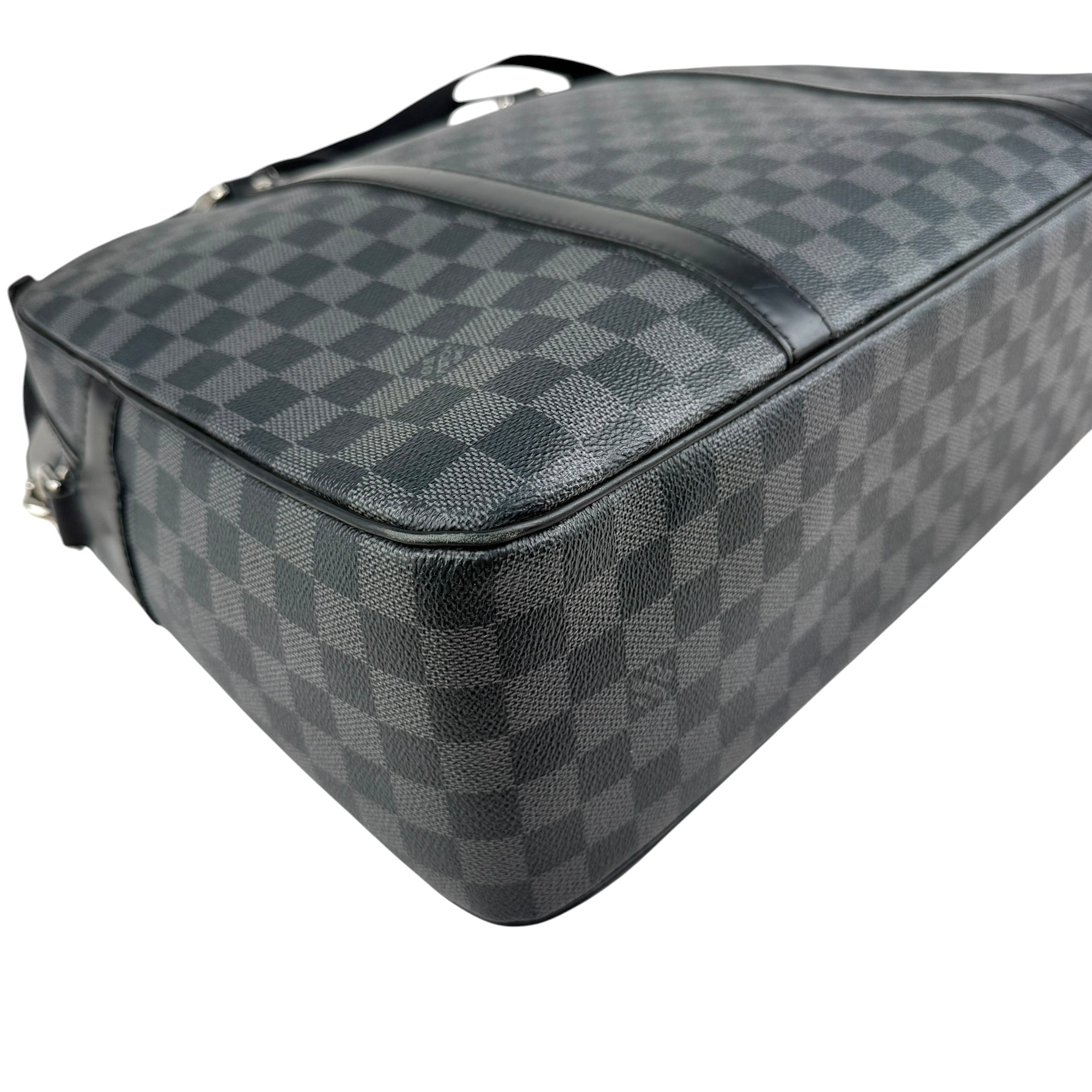 Pre-owned Louis Vuitton Damier Graphite Canvas Jorn Briefcase Bag