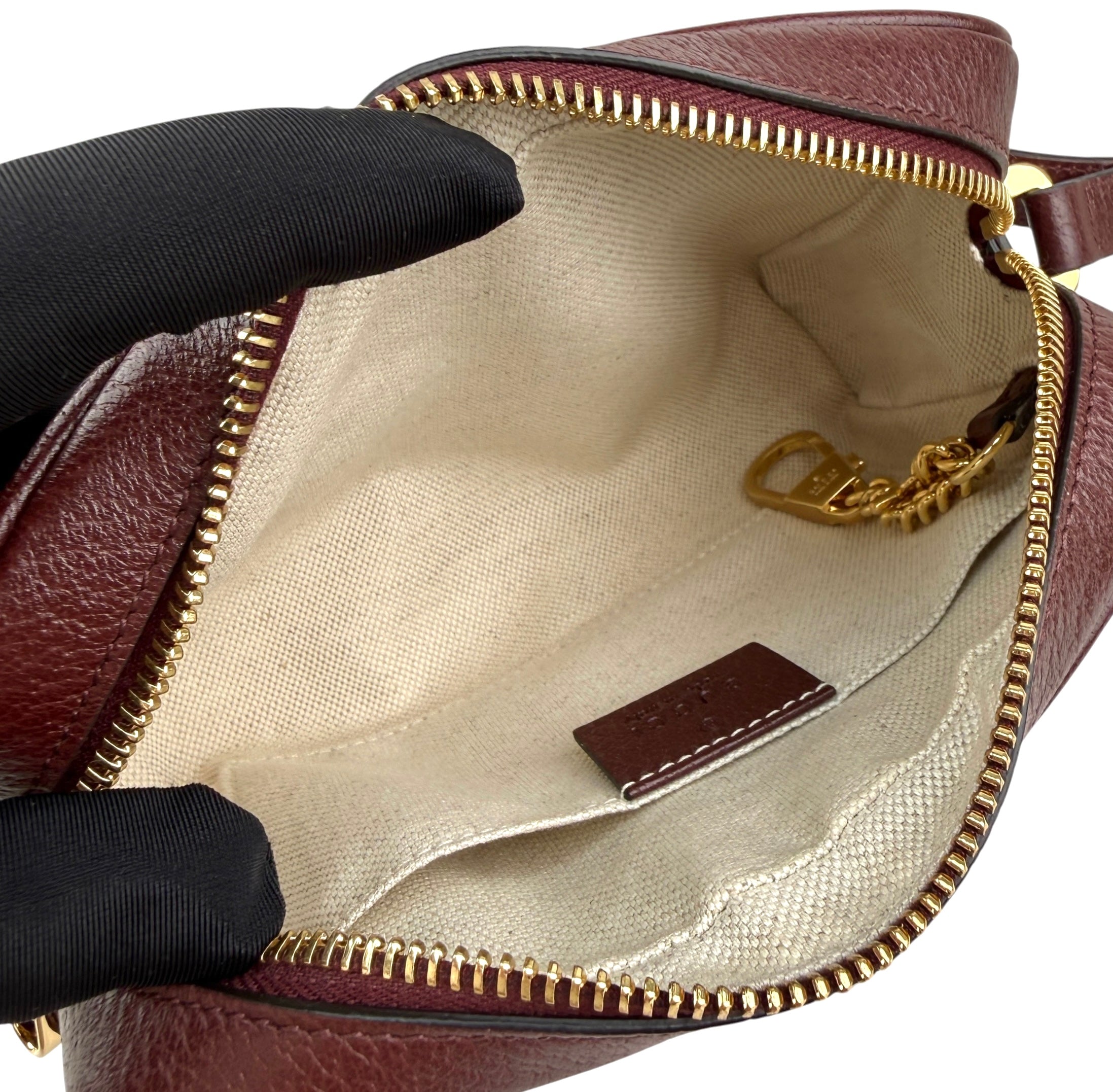 Pre-owned Gucci Mini Ophidia Shoulder Bag