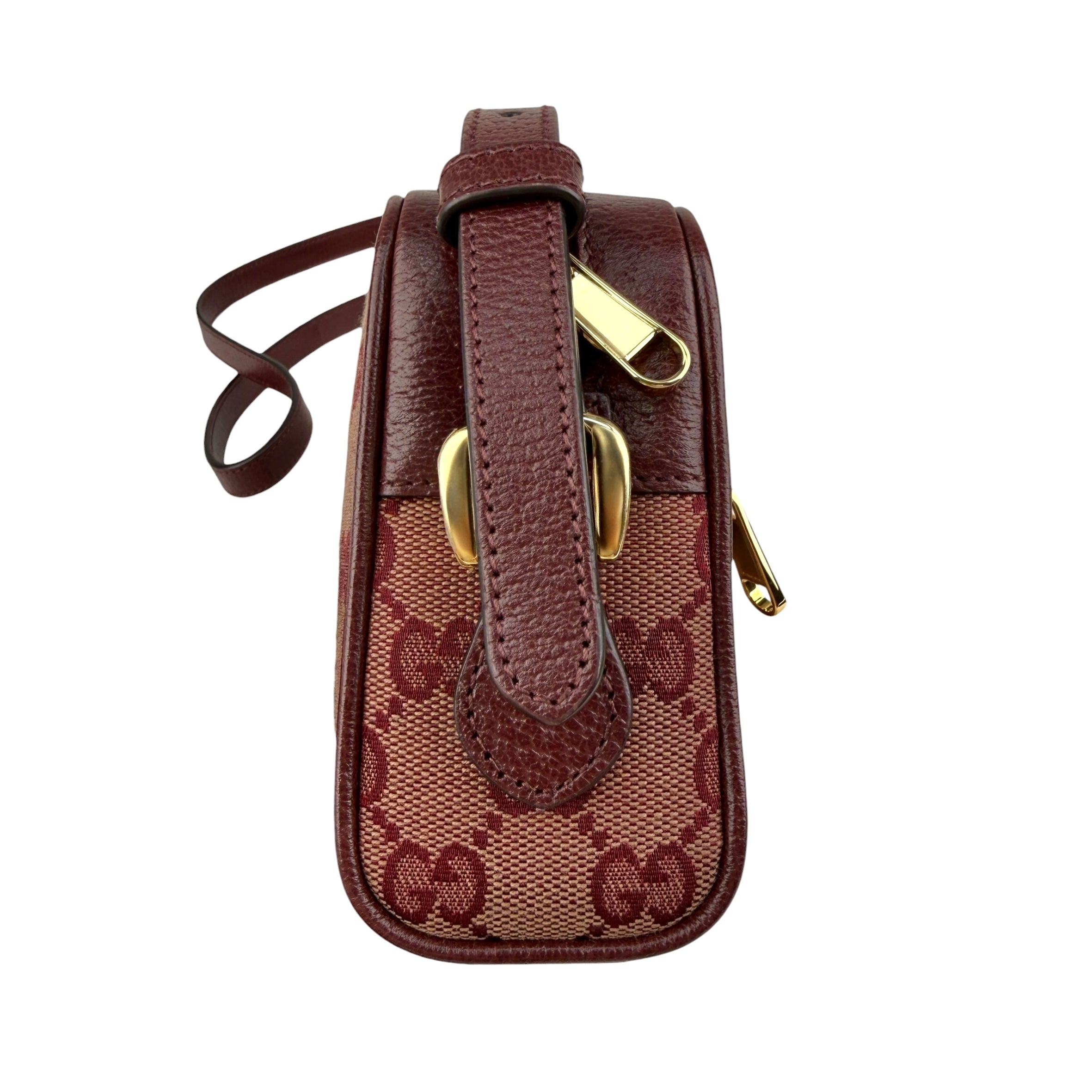 Pre-owned Gucci Mini Ophidia Shoulder Bag
