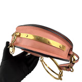 Chloe  Calfskin Nile Bracelet Minaudiere Bag Washed Pink