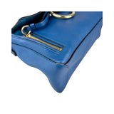 Pre-owned Chloé Crossbody Faye Day Navy Ink Blue Leather Shoulder Bag