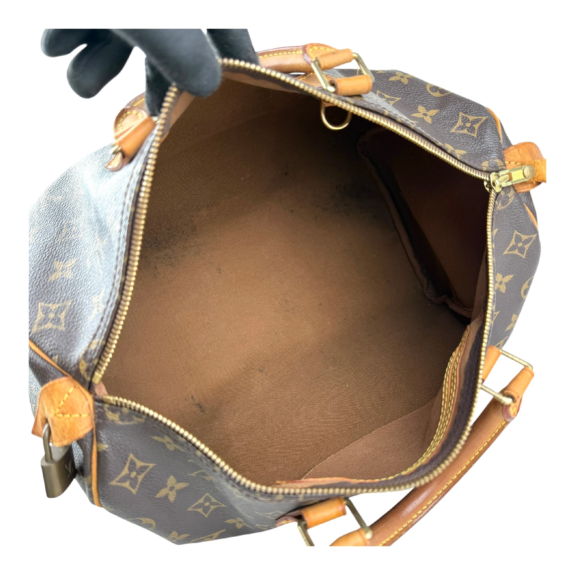 Louis Vuitton Monogram Canvas Speedy 35 Bag