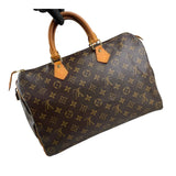 Louis Vuitton Monogram Canvas Speedy 35 Bag