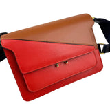 Marni Color Block Leather Trunk Bag