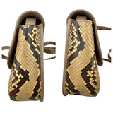 Pre-owned saint-laurent-python-crossbody-bag-front
